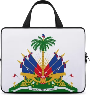 15 Inch Equatorial Guinea Flag Laptop Bag, Protective Neoprene Case for Computer & Tablet