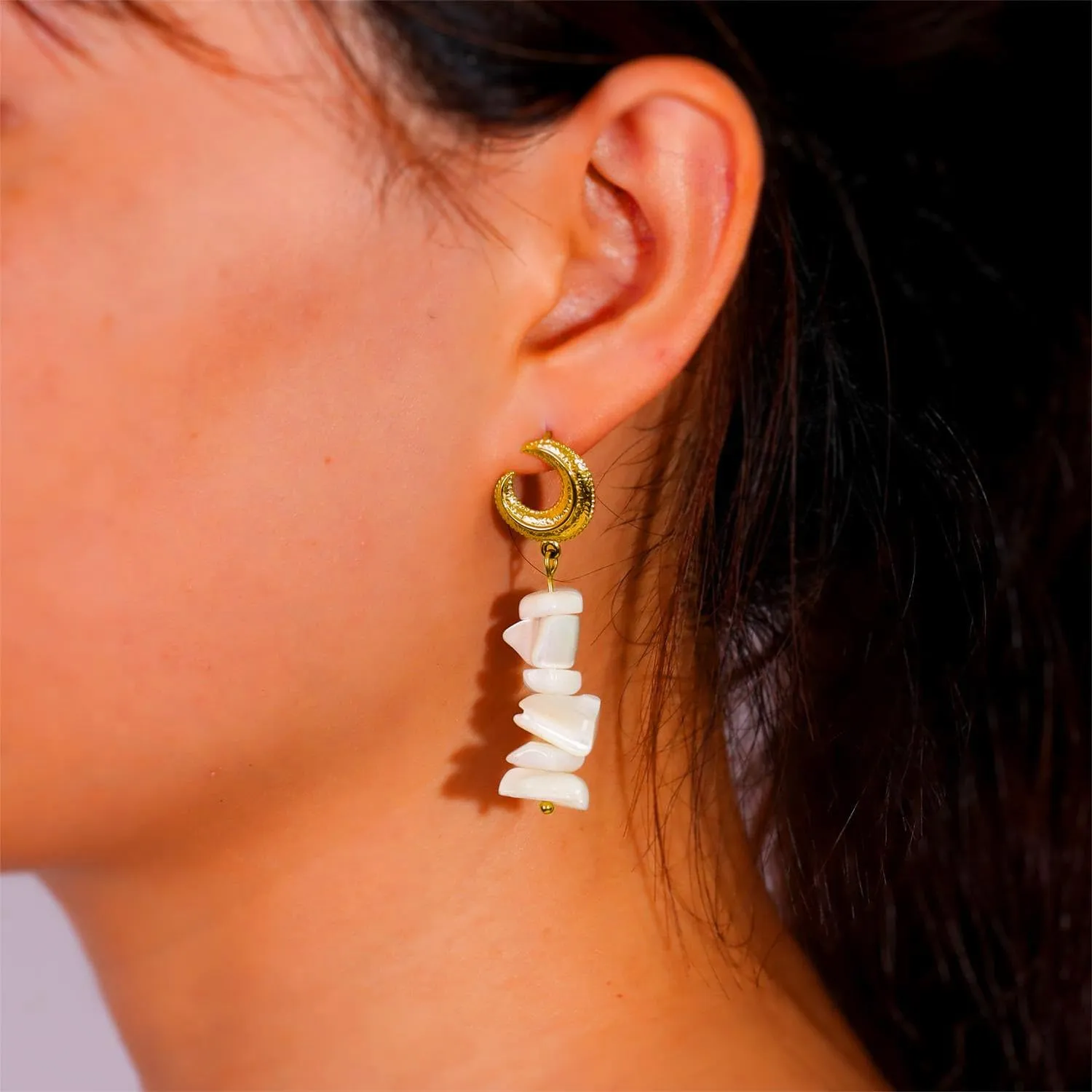 18K Gold Plated Stainless Steel Earrings - 7 Unique Designs - Hypoallergenic & Water-Resistant - Statement Jewelry for Women
