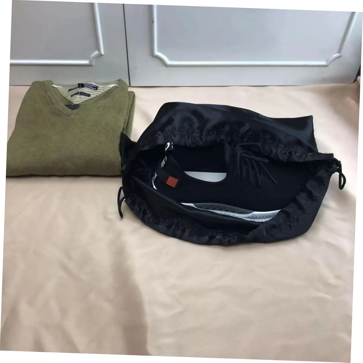 2pcs Extra Large Drawstring Storage Bag Blanket Bags for Storage Reusable Washable Waterproof Large Capacity for Household Items