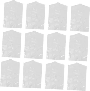 30Pcs Transparent Hanging Garment Bags for Closet Storage Clear Dust Covers for Dresses Coats and Suits Lightweight Travel Friendly Clothing Protectors for Home