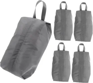 5pcs Travel Organizer Bags for Underwear Makeup and Clothes Portable Canvas Storage Pouches for Suitcase Packing Business Trips and Daily Use