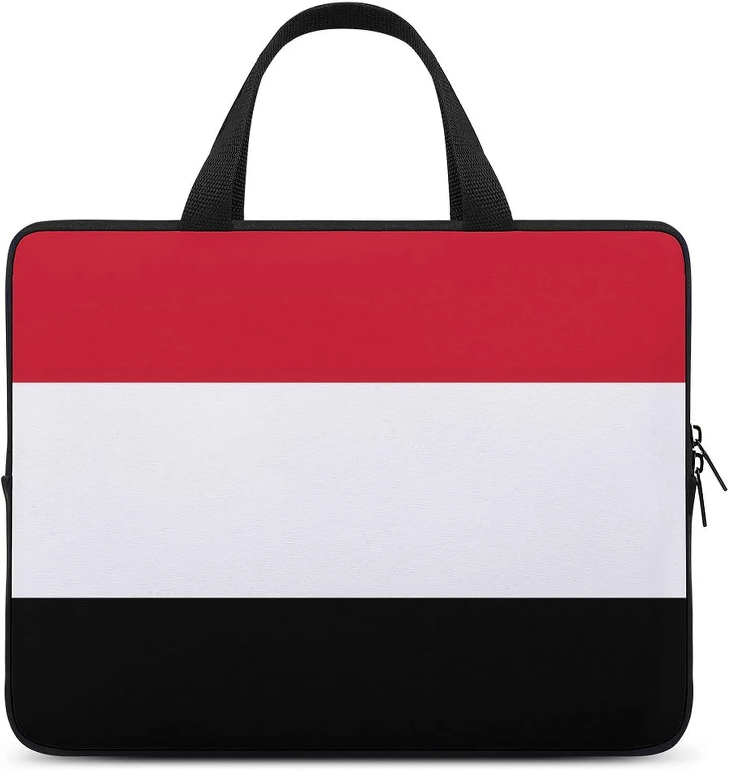 Abkhazia Flag Laptop Sleeve 15 Inch, Slim Protective Case with Handle for Notebook