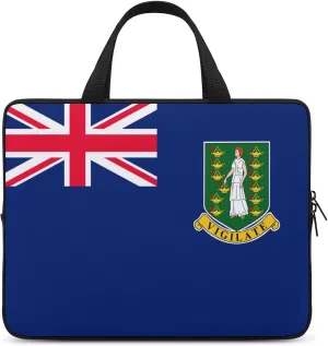 Abkhazia Flag Laptop Sleeve 15 Inch, Slim Protective Case with Handle for Notebook