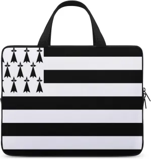 Abkhazia Flag Laptop Sleeve 15 Inch, Slim Protective Case with Handle for Notebook