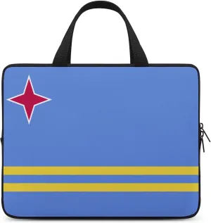 Abkhazia Flag Laptop Sleeve 15 Inch, Slim Protective Case with Handle for Notebook