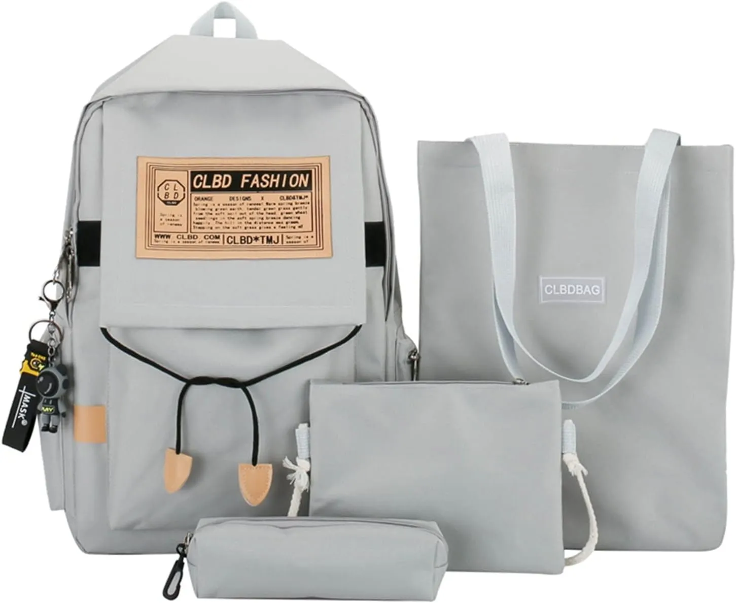 Anti Theft Backpack with Secured Zipper Lightweight Casual Comfortable Shoulder Lunch Bags Womens Work Backpack(Grey)