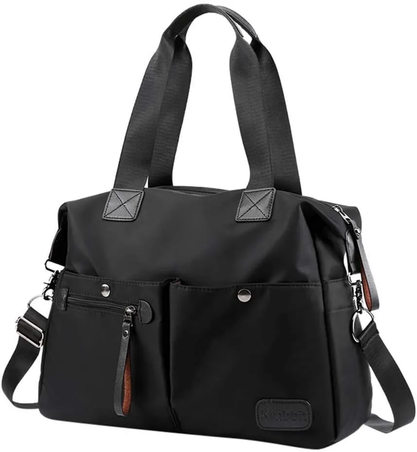 Anti Theft Crossbody Bags for Women Satchel Purses with Multi Zipper Pocket Carry Options for Work and Daily Use(Black)