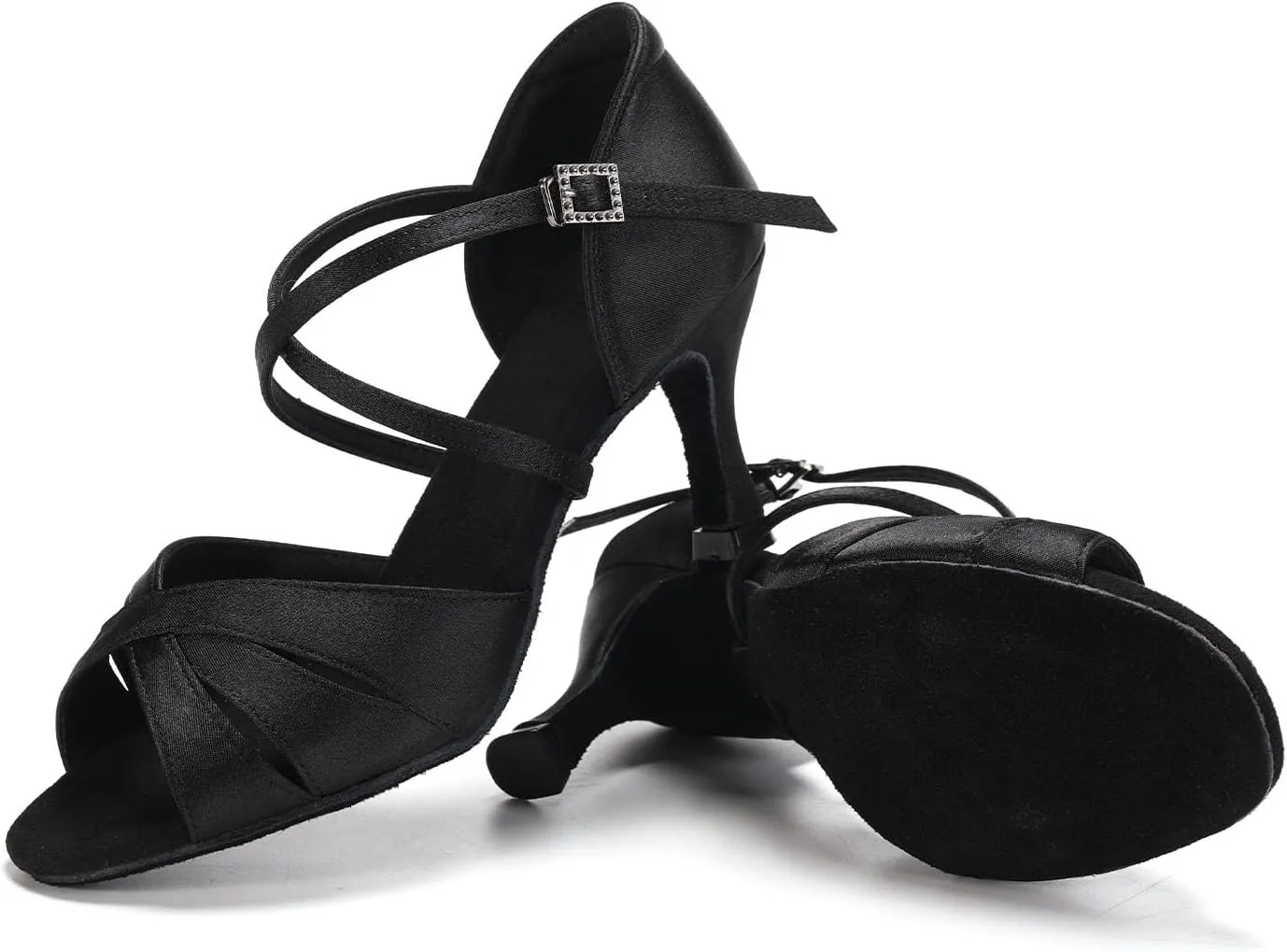 AOQUNFS Women's Latin Dance Shoes Professional Ballroom Salsa Practice Performance Dancing Shoes,Model EM3047