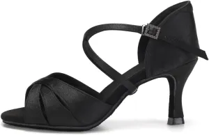 AOQUNFS Women's Latin Dance Shoes Professional Ballroom Salsa Practice Performance Dancing Shoes,Model EM3047