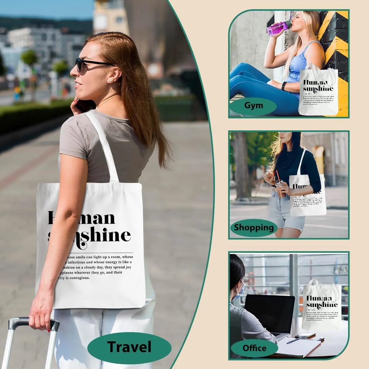 Appreciation Gifts Sunshine Gifts Soul Sister Gifts, Teacher Thank You Gifts Tote Bag Beach Bag Shopping Bags