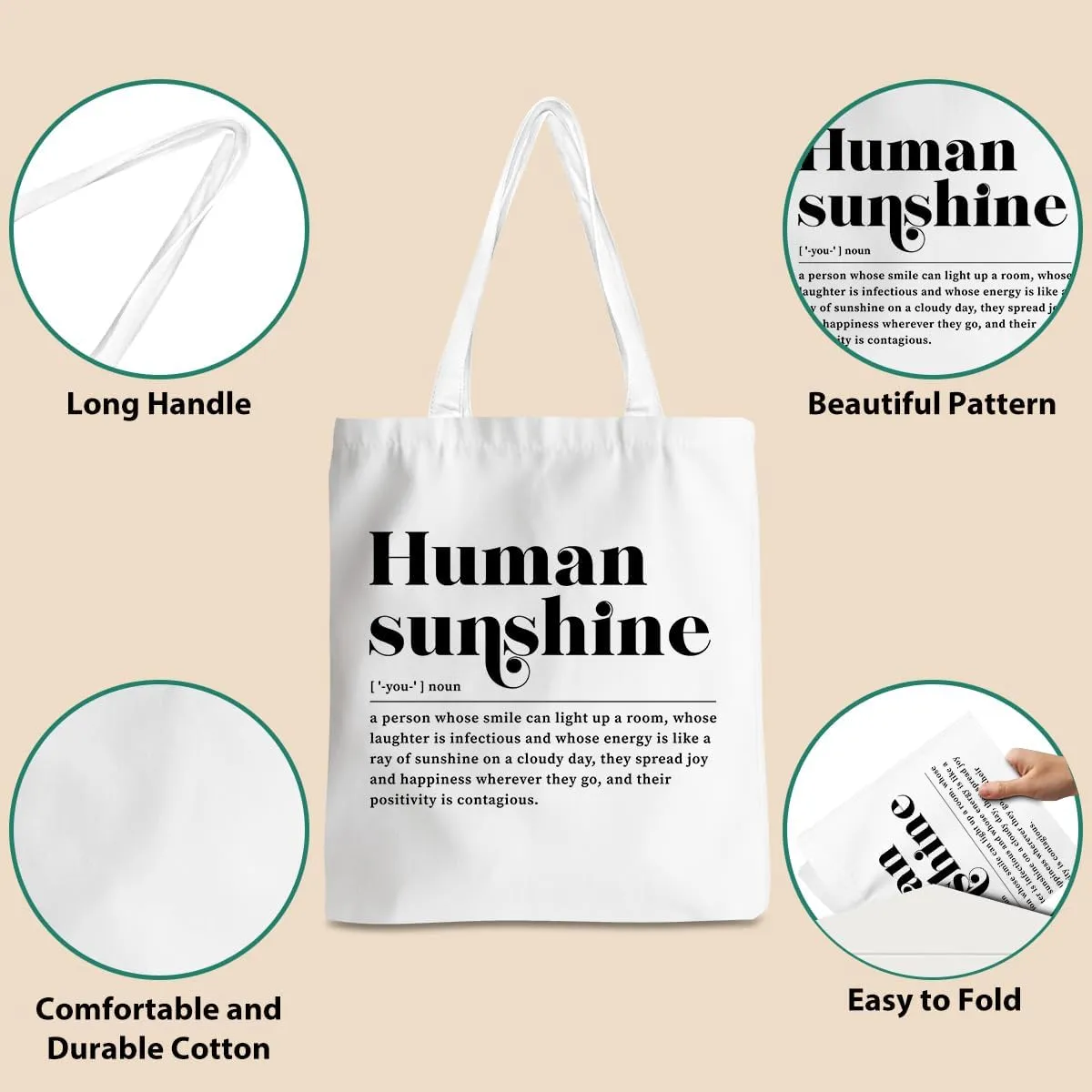 Appreciation Gifts Sunshine Gifts Soul Sister Gifts, Teacher Thank You Gifts Tote Bag Beach Bag Shopping Bags