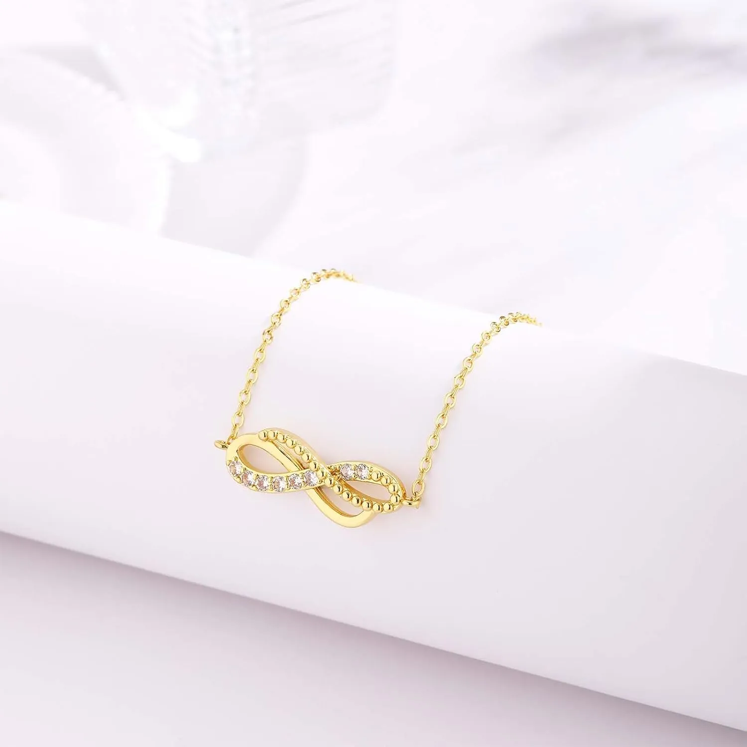 ASCOMY Anklets for Women 14K Gold/Silver Ankle Bracelets Dainty Cute Star Cubic Zirconia Devil's Eye Infinity Charm Pearl Satellite Sparkling Chain Summer Beach Foot Bracelet Jewelry Gifts for Her