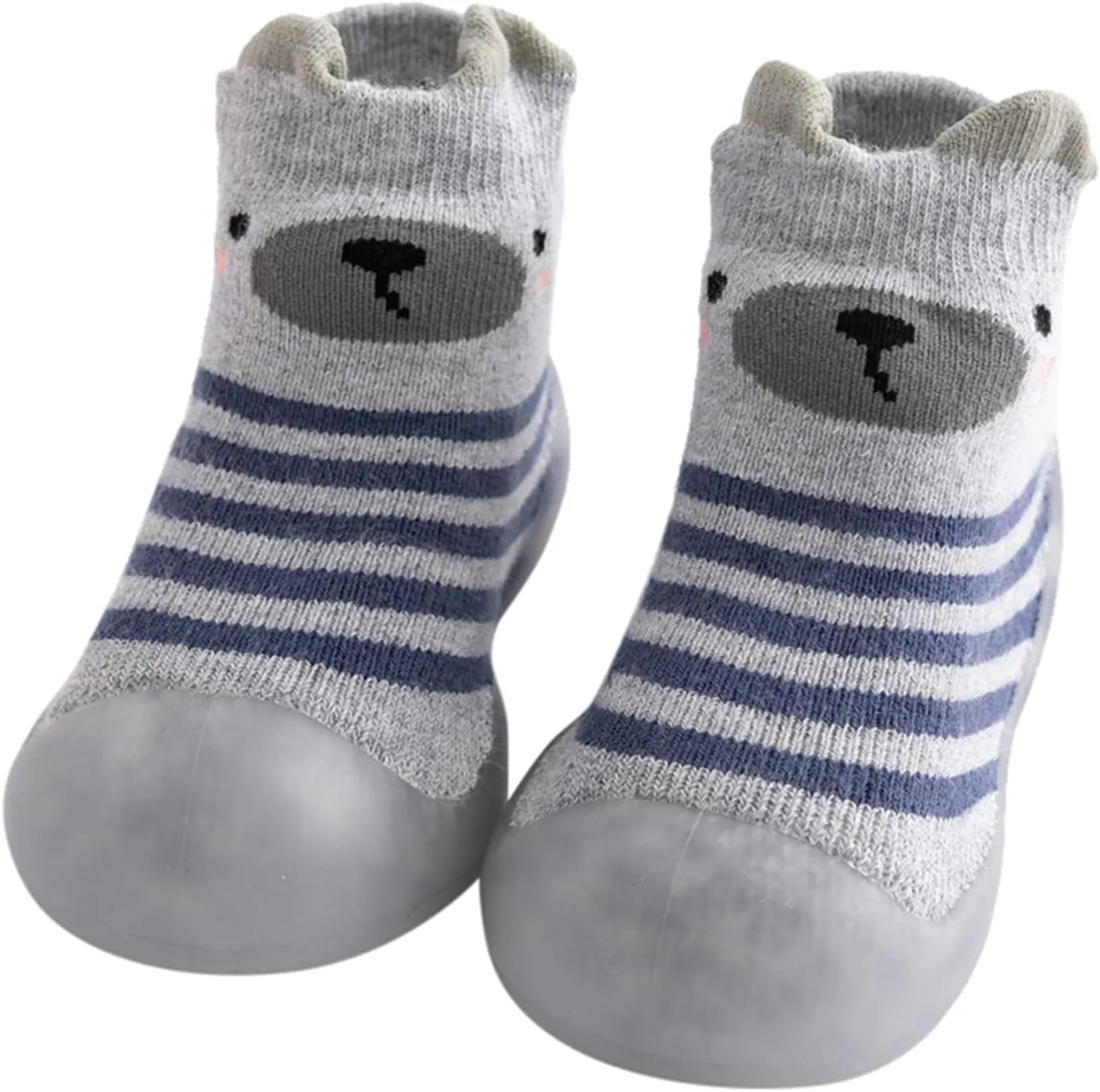 Baby Shoes,Kids Toddler Boys Girls Solid Warm Knit Soft Sole Rubber Shoe Socks Slipper Stocking Shoes Socks