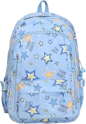 Backpack Purse for Women Medium Size Letter Purse Mobile Phone Messenger Bags Fashion Bags for Travel Work Gift(Light Blue)