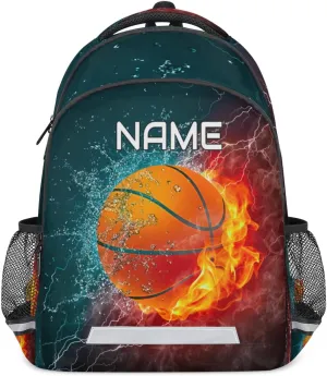 Backpacks for Girls Boys Backpack with Reflective Strip College Student Casual Daypack, Custom2, 16.7"x11.6"x6.8", Daypack Backpacks