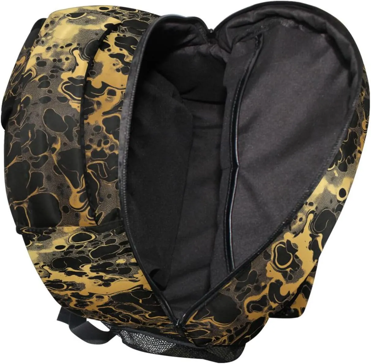 Backpacks for Teens Boys Girls Waterproof Carry On Backpacks with Chest Strap Gift Men & Women Camouflage Gold
