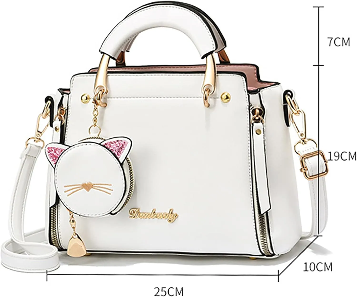 Beach Tote Bag Portable Cat Cartoon Handbags Shoulder Bag Messenger Bag Suitable For Mama Wife Outdoor Beach Travel Z
