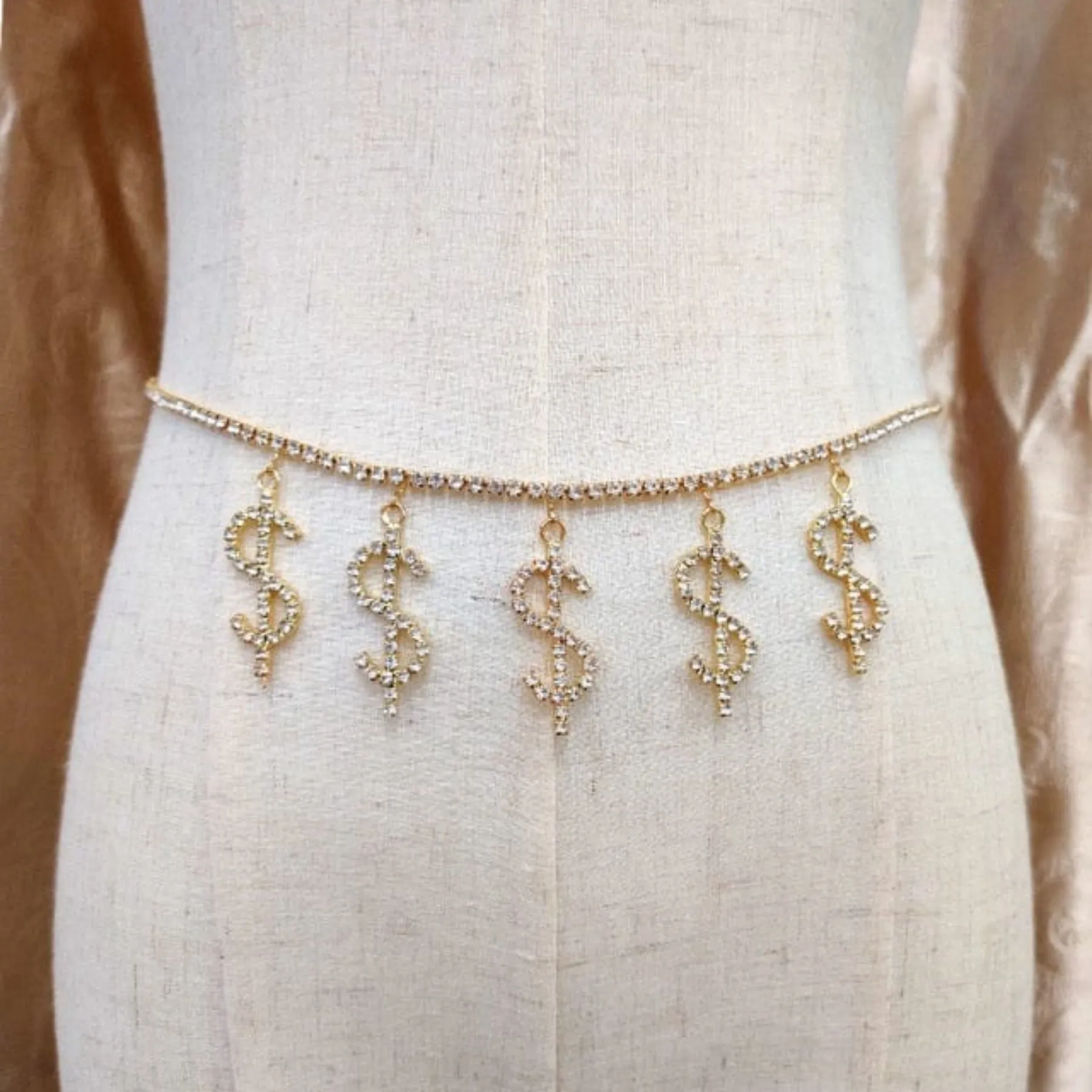 Bling Rhinestone Body Chains Jewellery