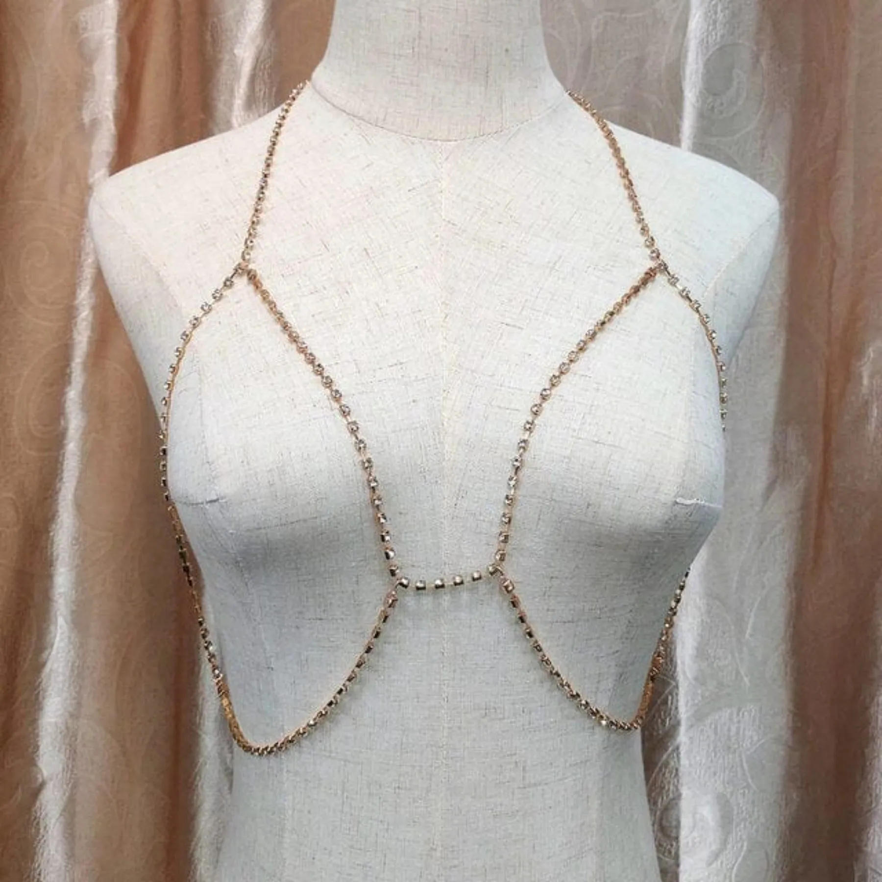 Bling Rhinestone Body Chains Jewellery