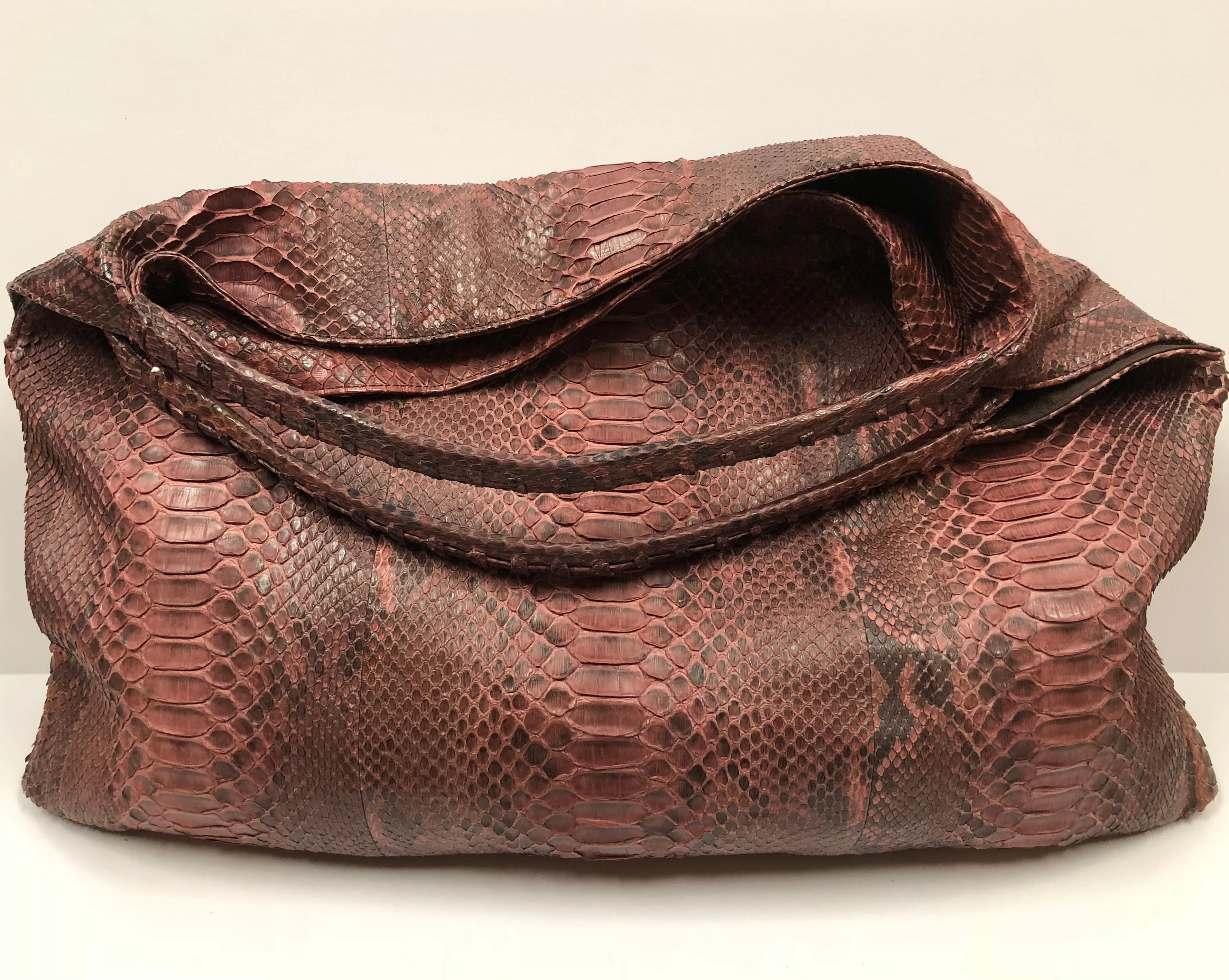 BYRON NYC PYTHON LARGE HOBO HANDBAG