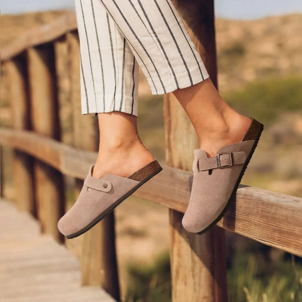 Camila | Stylish Cork Slip-On Slippers