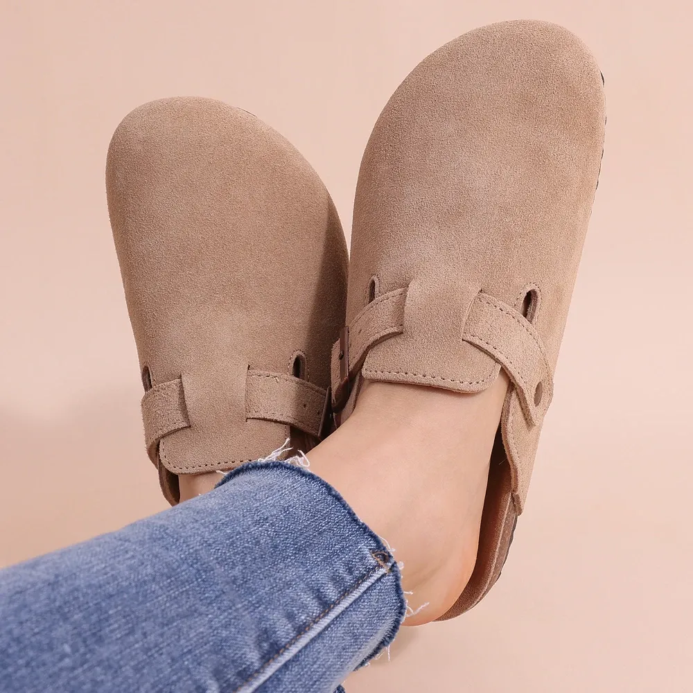 Camila | Stylish Cork Slip-On Slippers