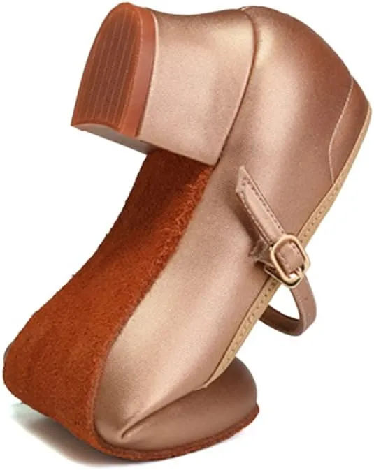 Character Shoes for Women Dance Shoes Low Heel Salsa Ballroom Tango Latin Flamenco Performance with Arch Support Dance Heels