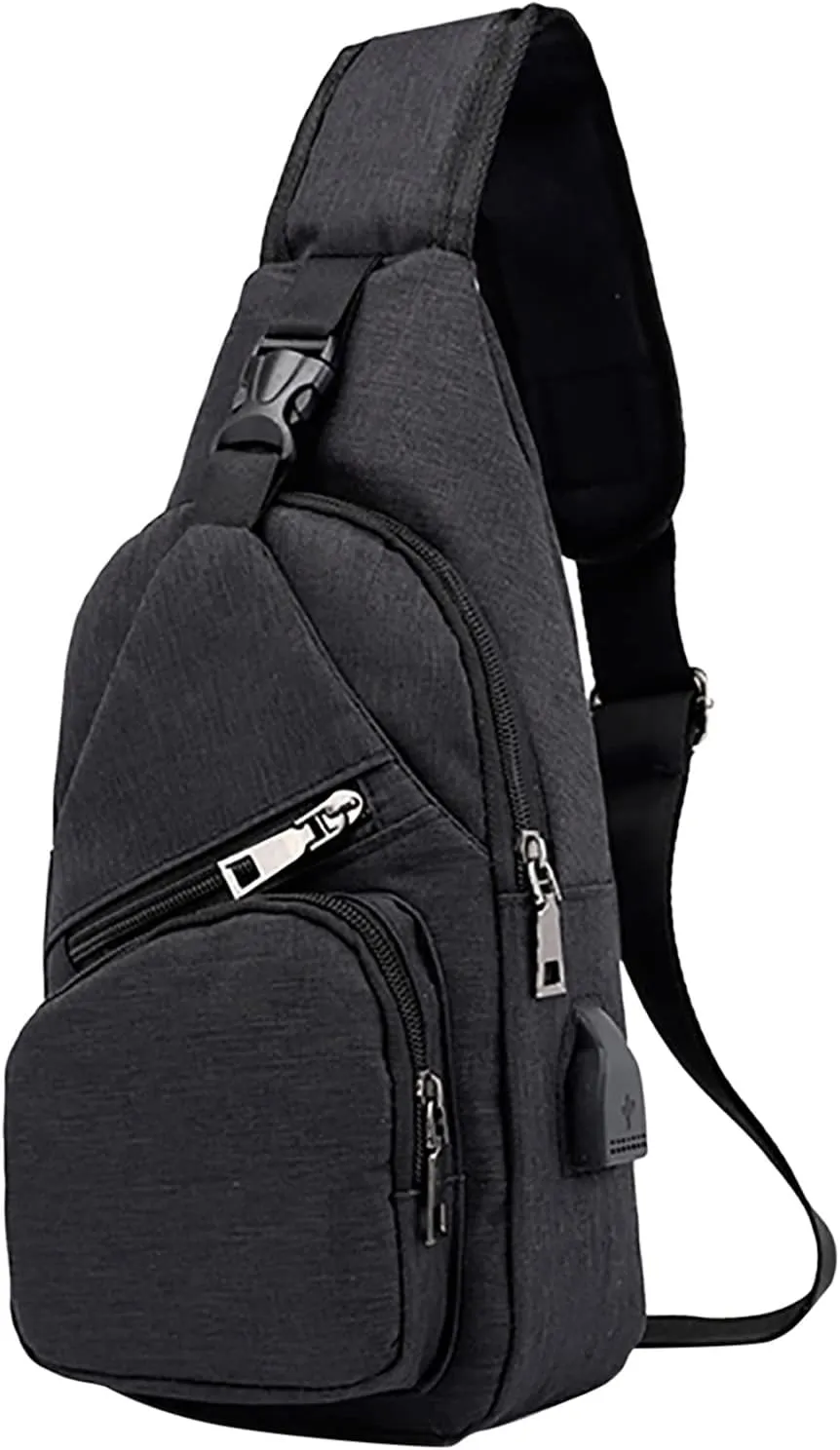 Chest Bag Daypack Fanny Pack Sling Bag For Men Women Shoulder Backpack Chest Bags Crossbody Daypack With USB