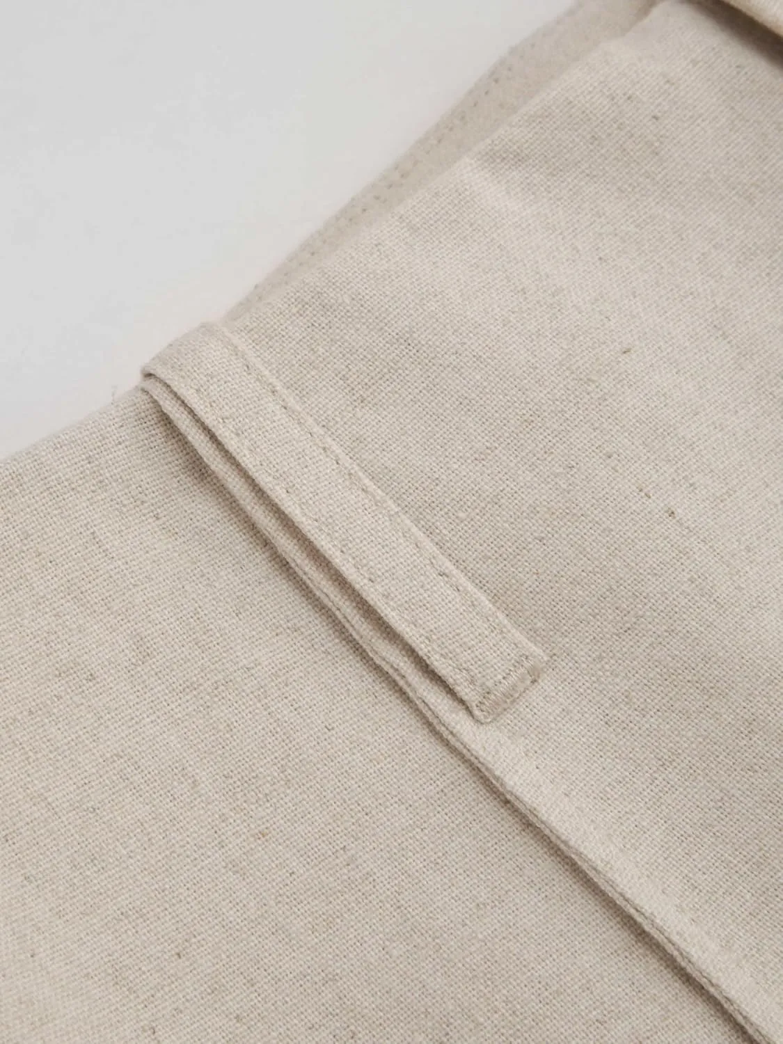 CIDER Linen-Blend High Rise Solid Pocket Wide Leg Trousers