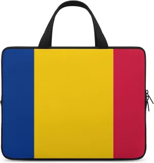 Comoros Flag Laptop Case 15-15.6 Inch, Durable Slim Sleeve with Handle for Notebook
