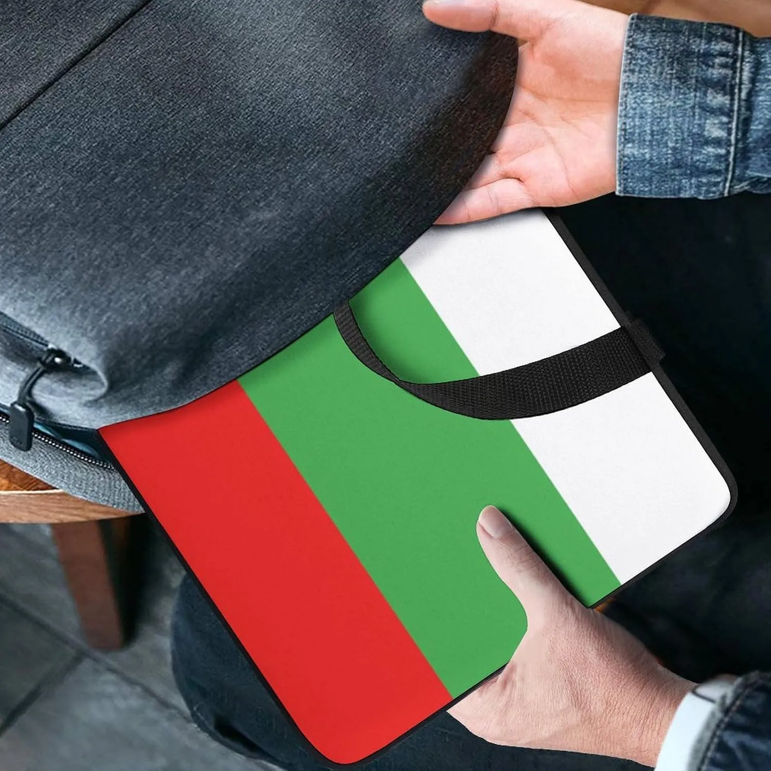 Comoros Flag Laptop Case 15-15.6 Inch, Durable Slim Sleeve with Handle for Notebook