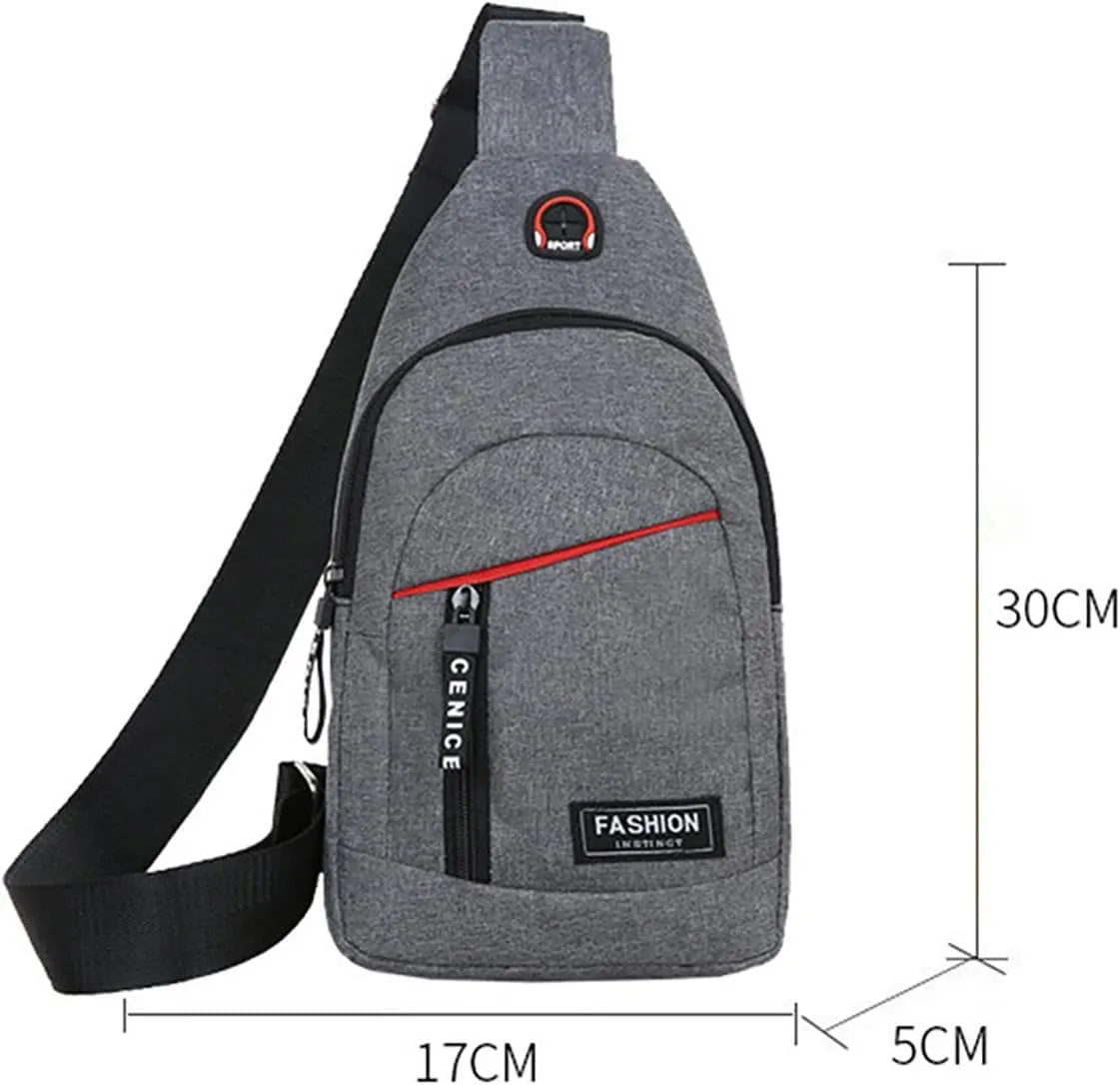 Crossbody Bags for Women Men 2025 New Men's Chest Bag Large Capacity Multifunctional Outdoor Shoulder Bag