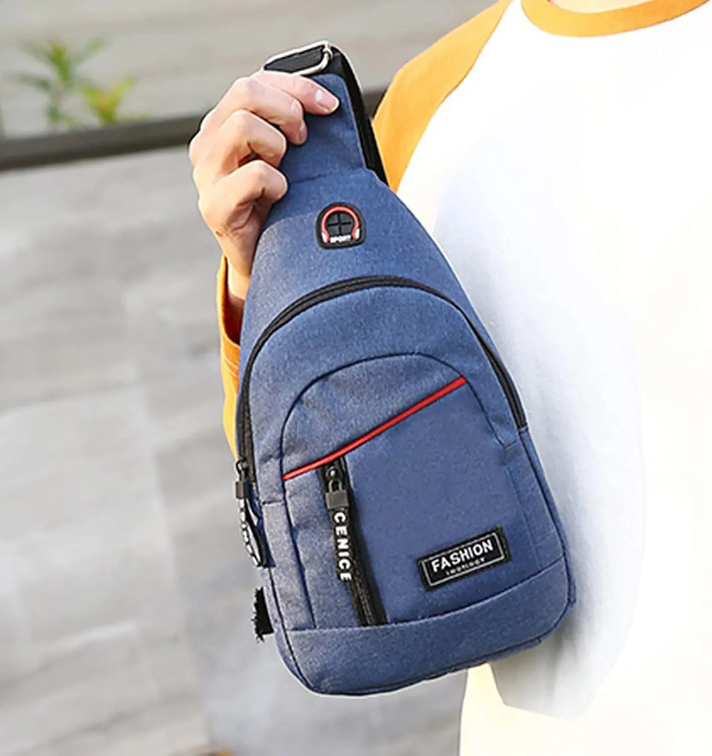 Crossbody Bags for Women Men 2025 New Men's Chest Bag Large Capacity Multifunctional Outdoor Shoulder Bag