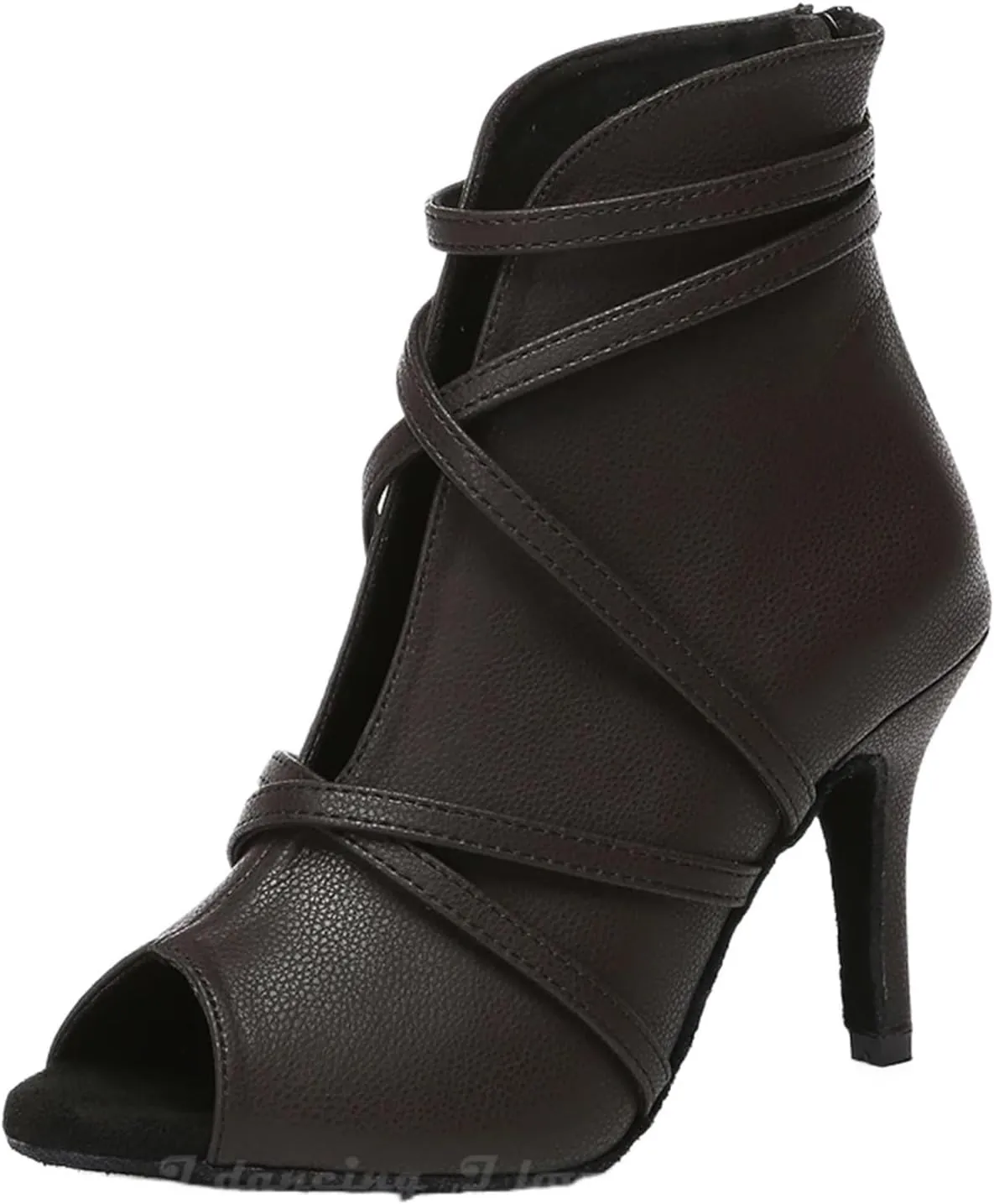 Dancing Shoes for Woman Dance Shoes for Women Latin Ballroom Dancing Boots Waltz Dance Boots Red High Heels