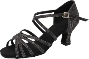 Dancing Shoes for Woman Latin Dance Shoes for Women Girls Modern Tango Salsa Ballroom Dancing Shoes Jazz Practice Shoes(5.5cm Black-2,38)