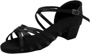 Dancing Shoes for Woman Latin Dance Shoes Girls Women Tango Low Heels Dance Ladies Jazz Dance Shoes(Black,31)