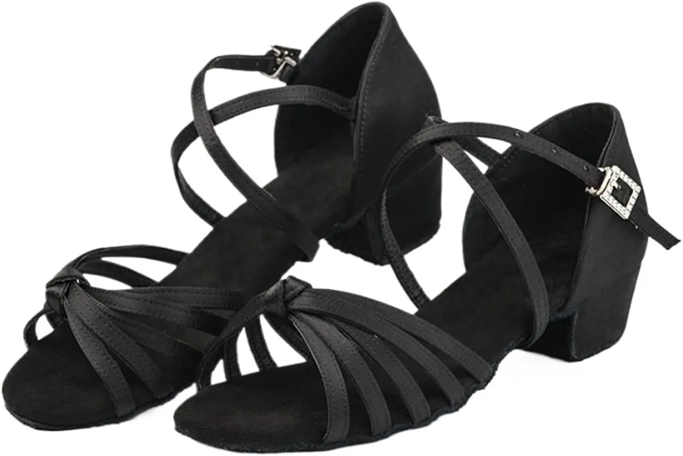 Dancing Shoes for Woman Latin Dance Shoes Girls Women Tango Low Heels Dance Ladies Jazz Dance Shoes(Orange,31)