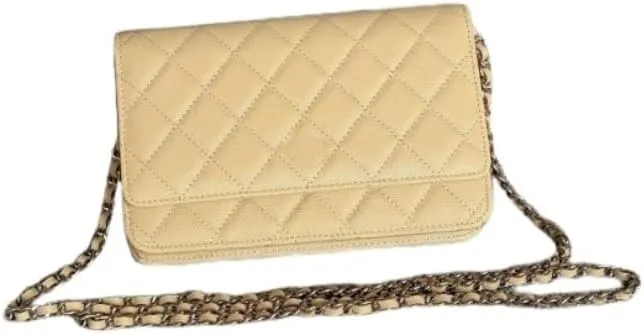 Designer Womens Chain Wallet - Classic Mini Sheepskin Coin Purse, Luxury Leather Clutch with Gift Box, for Daily Use & Gifts