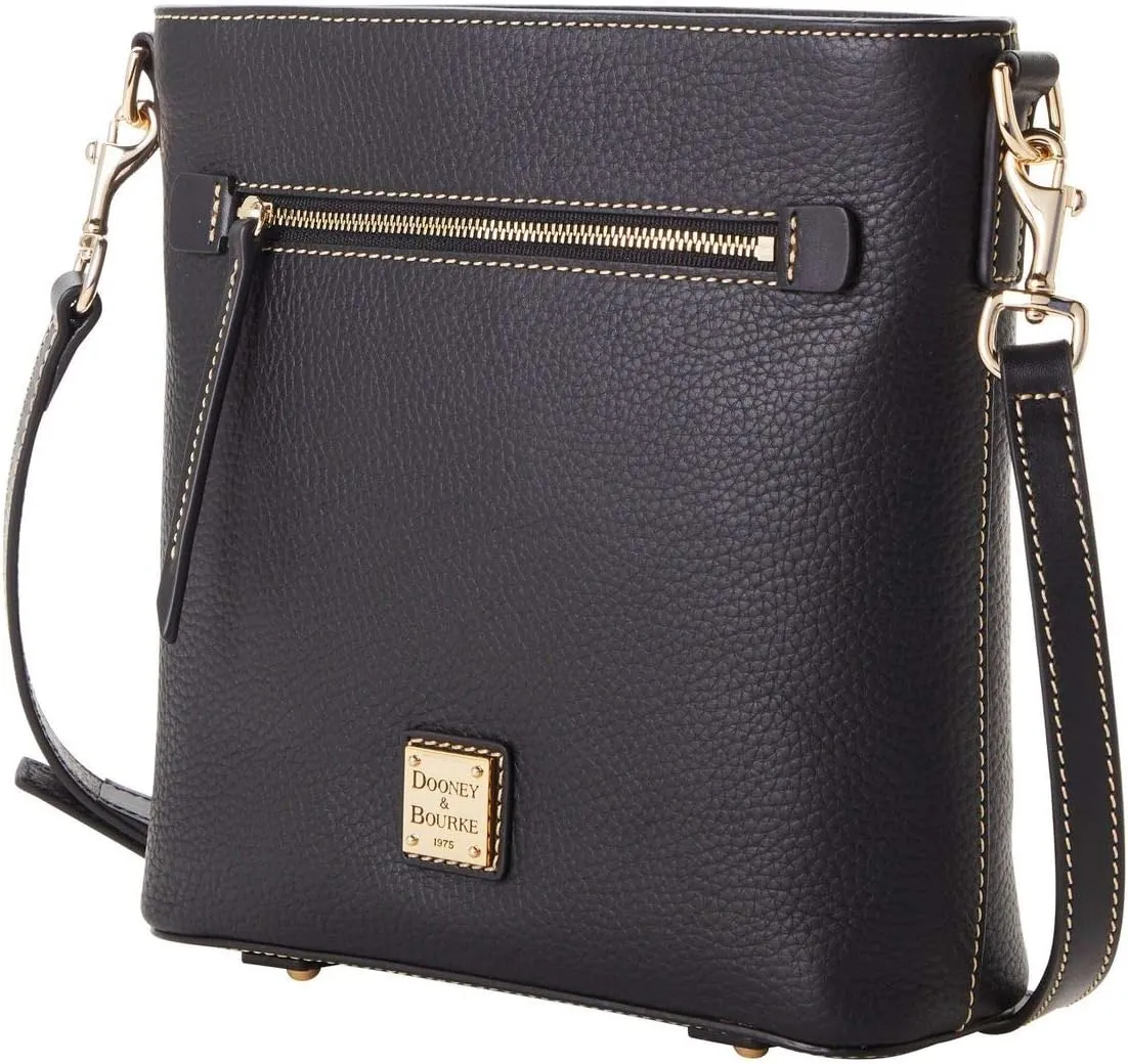 Dooney & Bourke Crossbody Bags for Women, Pebble Grain Leather Crossbody Messenger Bag with Zipper