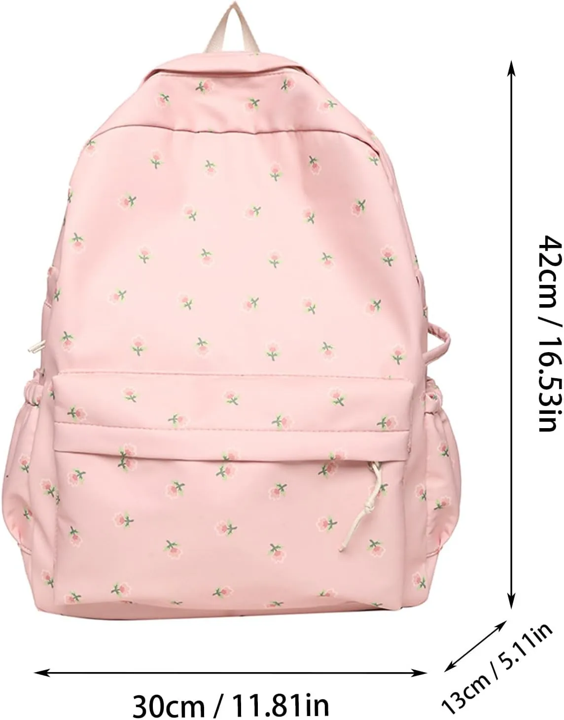 Fashion Cloth Canvas Backpack for Women Waterproof Nylon Anti-Theft Rucksack Fashion Faux Work Travel Handbags(Blue)