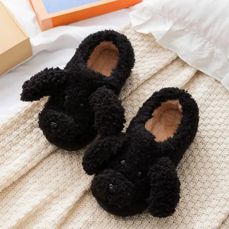 Fluffy Pup Slippers