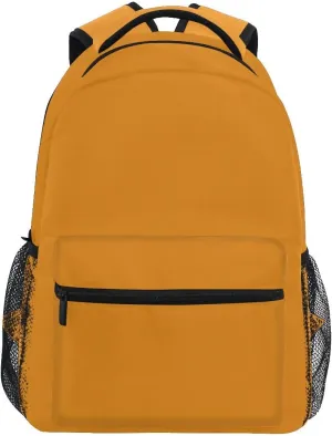 GAIGEO Fulvous Backpack School, Robust 18L Name Tag Boy Backpack, Upright Structure, M