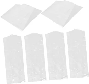 Garneck 30Pcs Transparent Garment Bags for Closet Storage Lightweight Suit Cover for Dresses Coats Uniforms Clothing for Travel Home Use