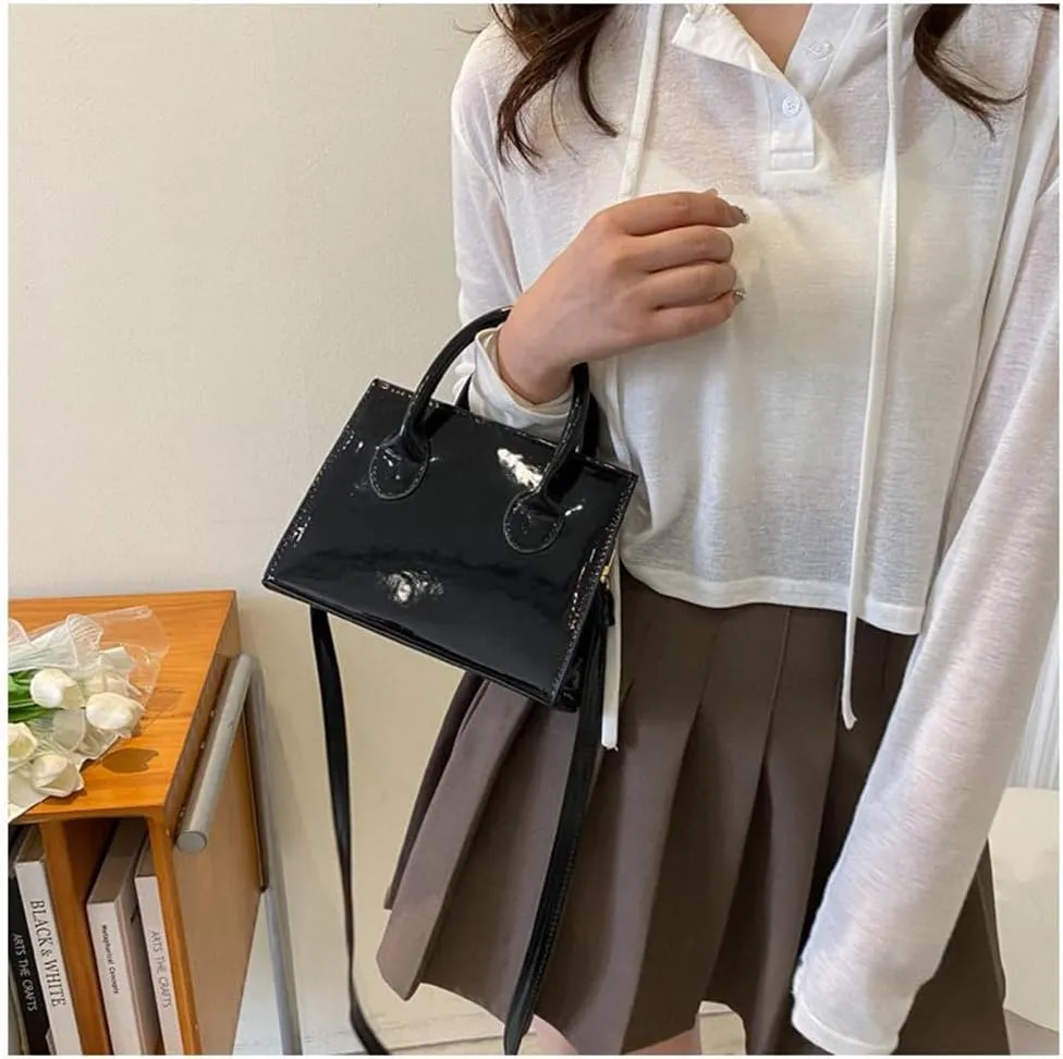 Genuine Leather Clutch Purse for Women Mini Shoulder Evening Bag Small Stylish Handbag for Party Prom or Special Occasions