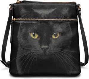 GIFTPUZZ Crossbody Bags for Women Leather Purse with Shoulder Strap and Multi-Pockets Ladies Shoulder Satchel Bag