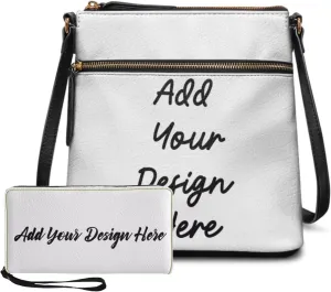 GIFTPUZZ Purse and Wallet Set for Women Ladies Hobo Bag Crossbody Bags Leather Shoulder Bag Valentine's Day Gifts