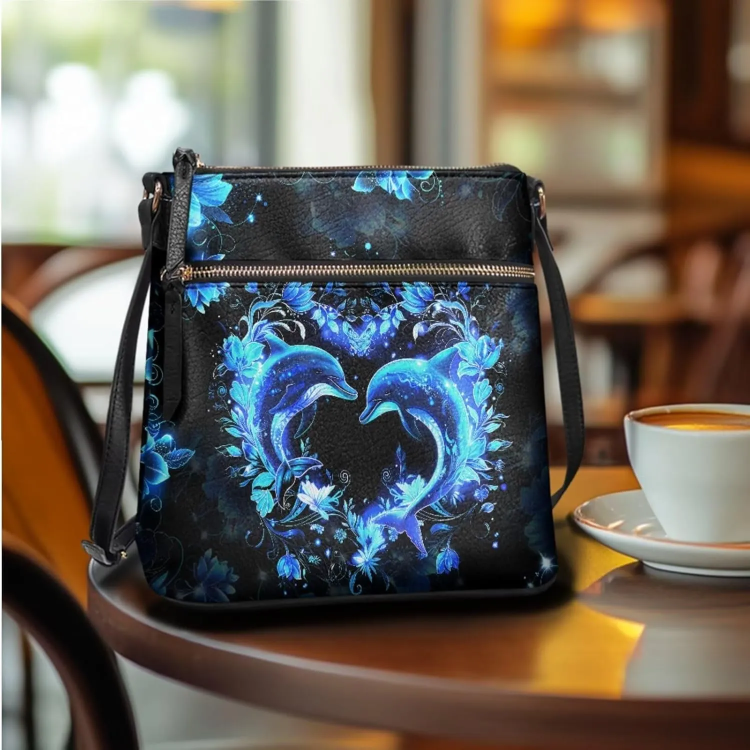 GIFTPUZZ Purse and Wallet Set for Women Ladies Hobo Bag Crossbody Bags Leather Shoulder Bag Valentine's Day Gifts