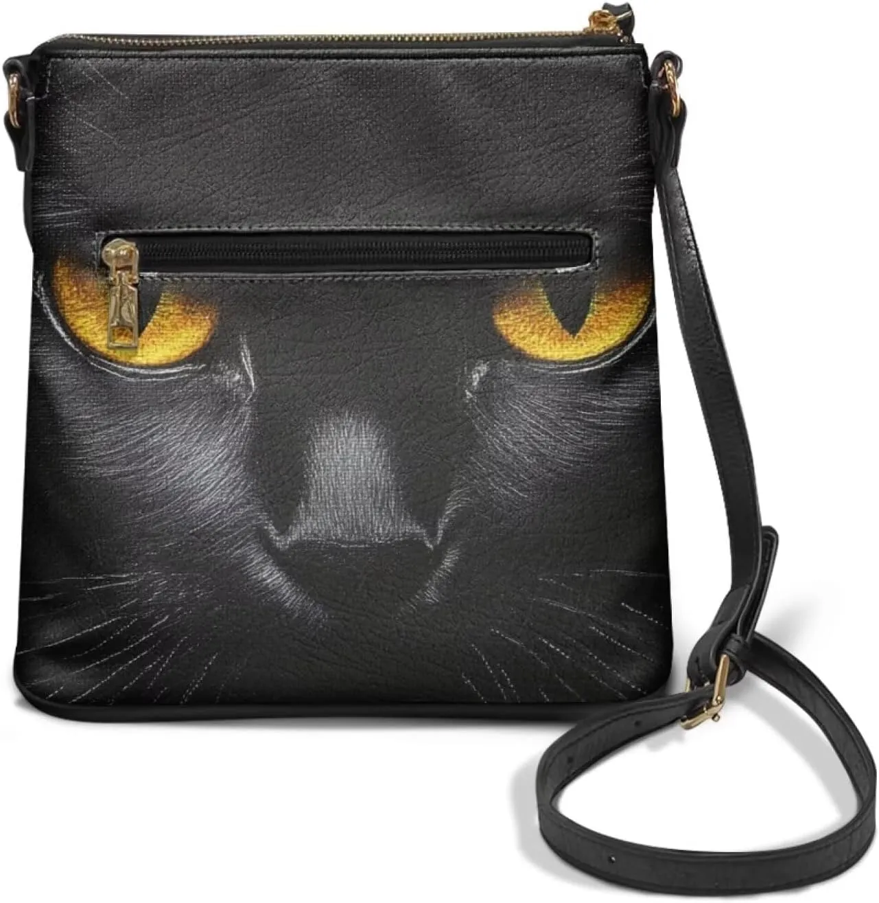 GIFTPUZZ Women's Leather Shoulder Bag Large Crossbody Bag with Long Adjustable Strap for Laides Zipper Handbag