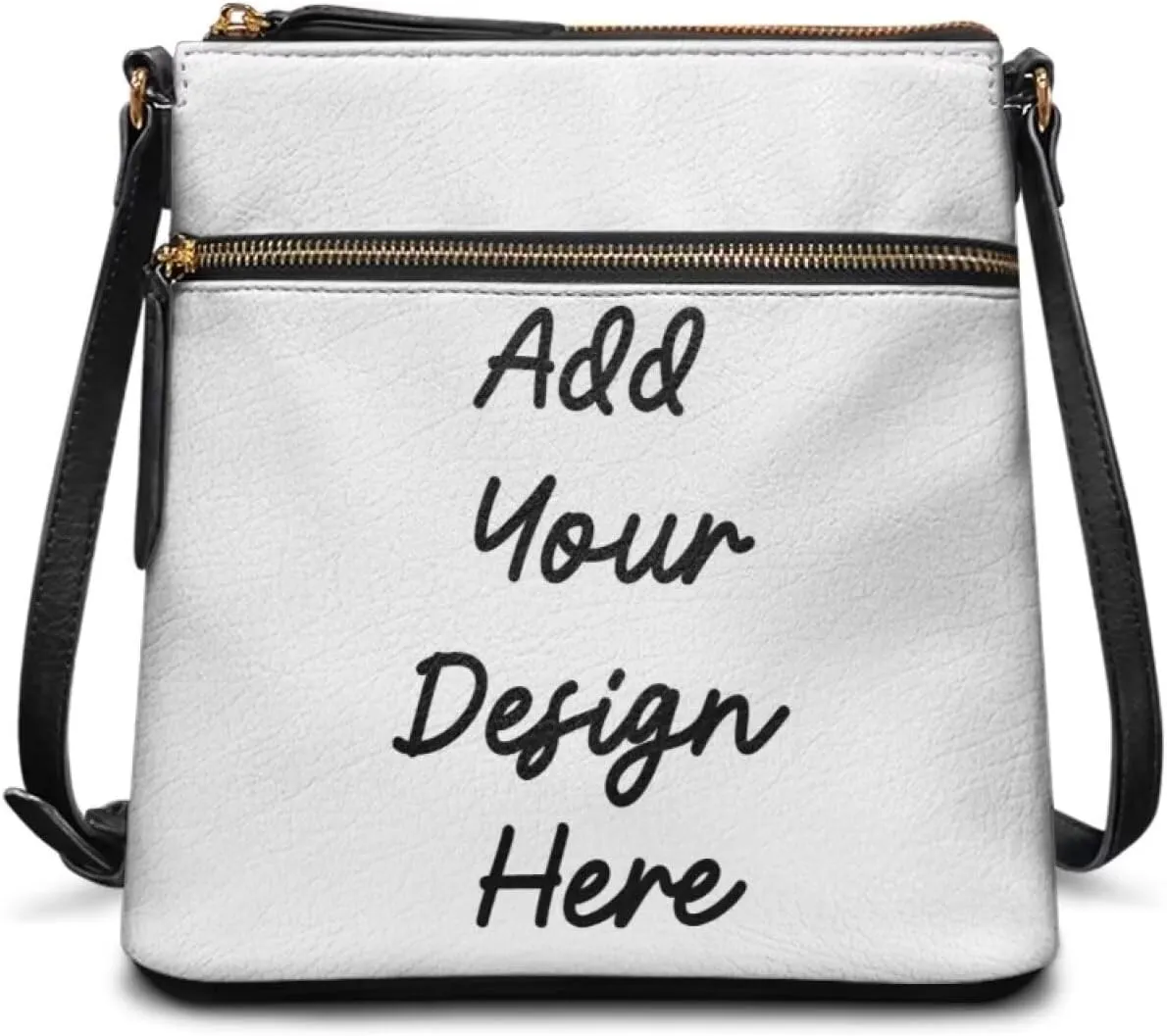 GIFTPUZZ Women's Leather Shoulder Bag Large Crossbody Bag with Long Adjustable Strap for Laides Zipper Handbag