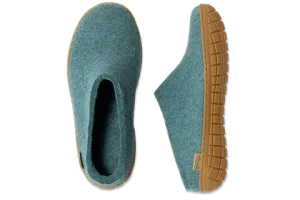 Glerup Honey Rubber Sole Slip-On Slippers